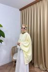 Yade Asimetrik Bluz ButterYellow