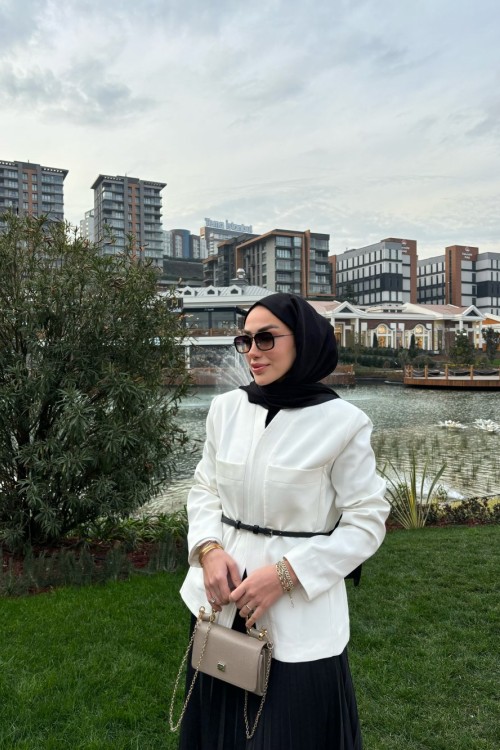 Benia Ceket  Beyaz