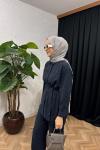 Elva Taşlı Pantolon Pantolon Lacivert