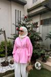 Eliss Düğmeli Gömlek Pembe