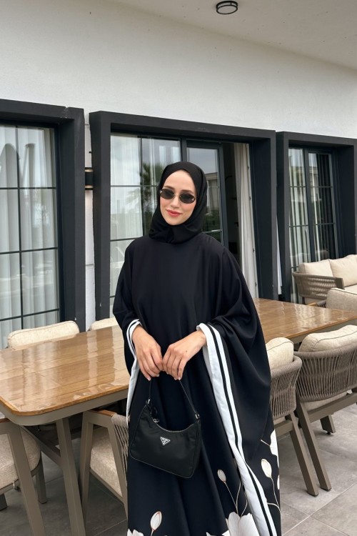 Premium Mihra Kaftan Siyah