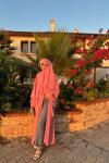 Noire 2’li Abaya  Pembe