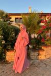 Noire 2’li Abaya  Pembe