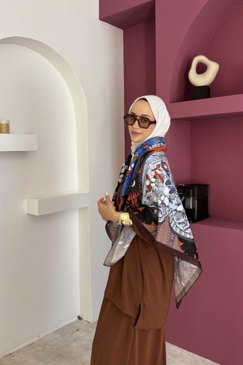 Love Omuz Şalı Kahverengi