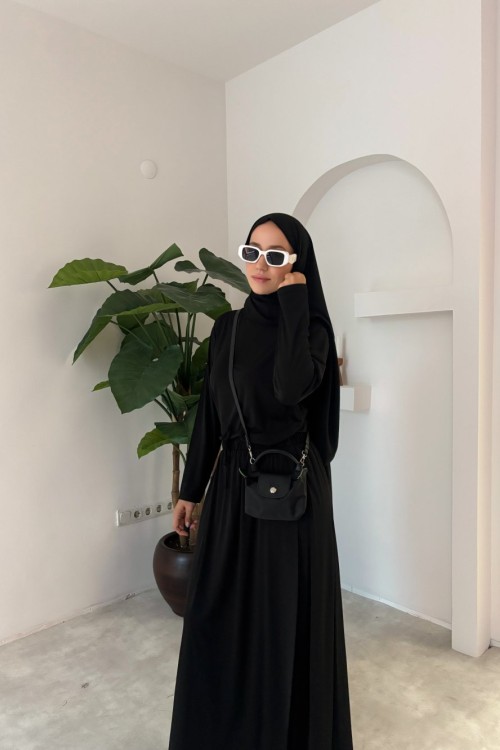 Nilda Etek Pantolon Takım Siyah