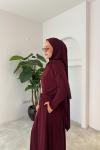 Nilda Etek Pantolon Takım Bordo