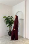 Nilda Etek Pantolon Takım Bordo