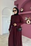 Relia Şalvar Takım Bordo