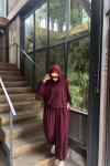 Aura Oysho Takım  Bordo