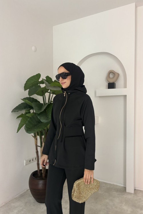 Elina Scuba Takım Siyah