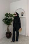 Elina Scuba Takım Siyah