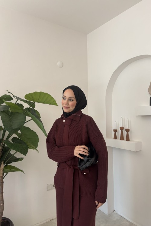 Mira Premium Triko Takım Bordo