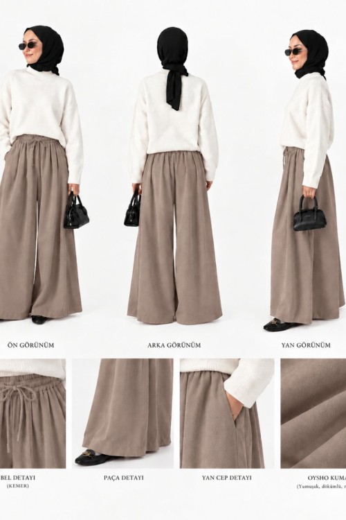 Elona Pantolon  Vizon