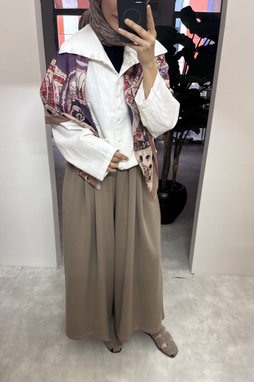 Elona Pantolon  Vizon