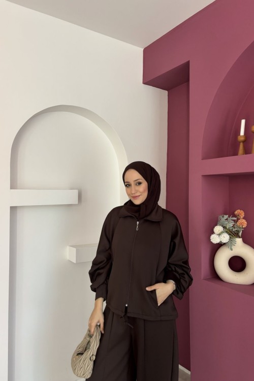 Cozy Takım Kahverengi