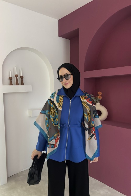 Sensa Scuba Ceket  Saks Mavisi